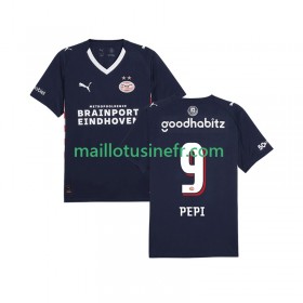 Maillot de Foot PSV Eindhoven Ricardo Pepi 9 Extérieur 2025-26